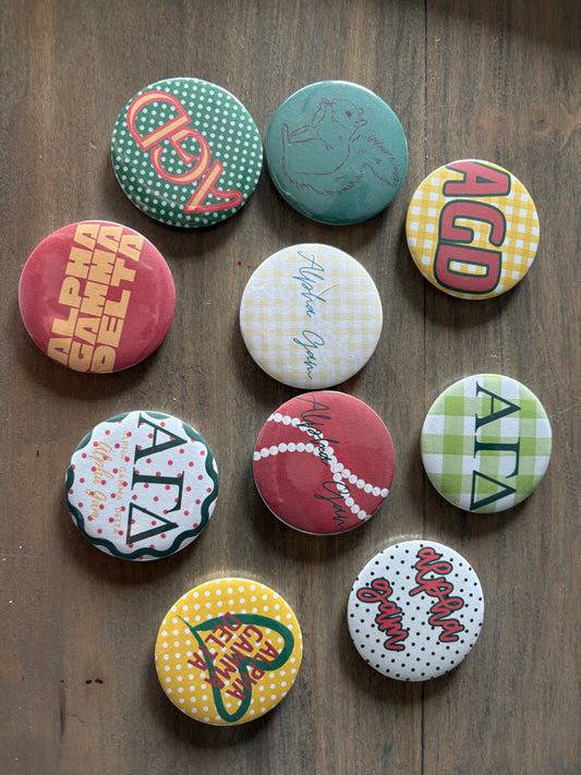 AGD game day buttons