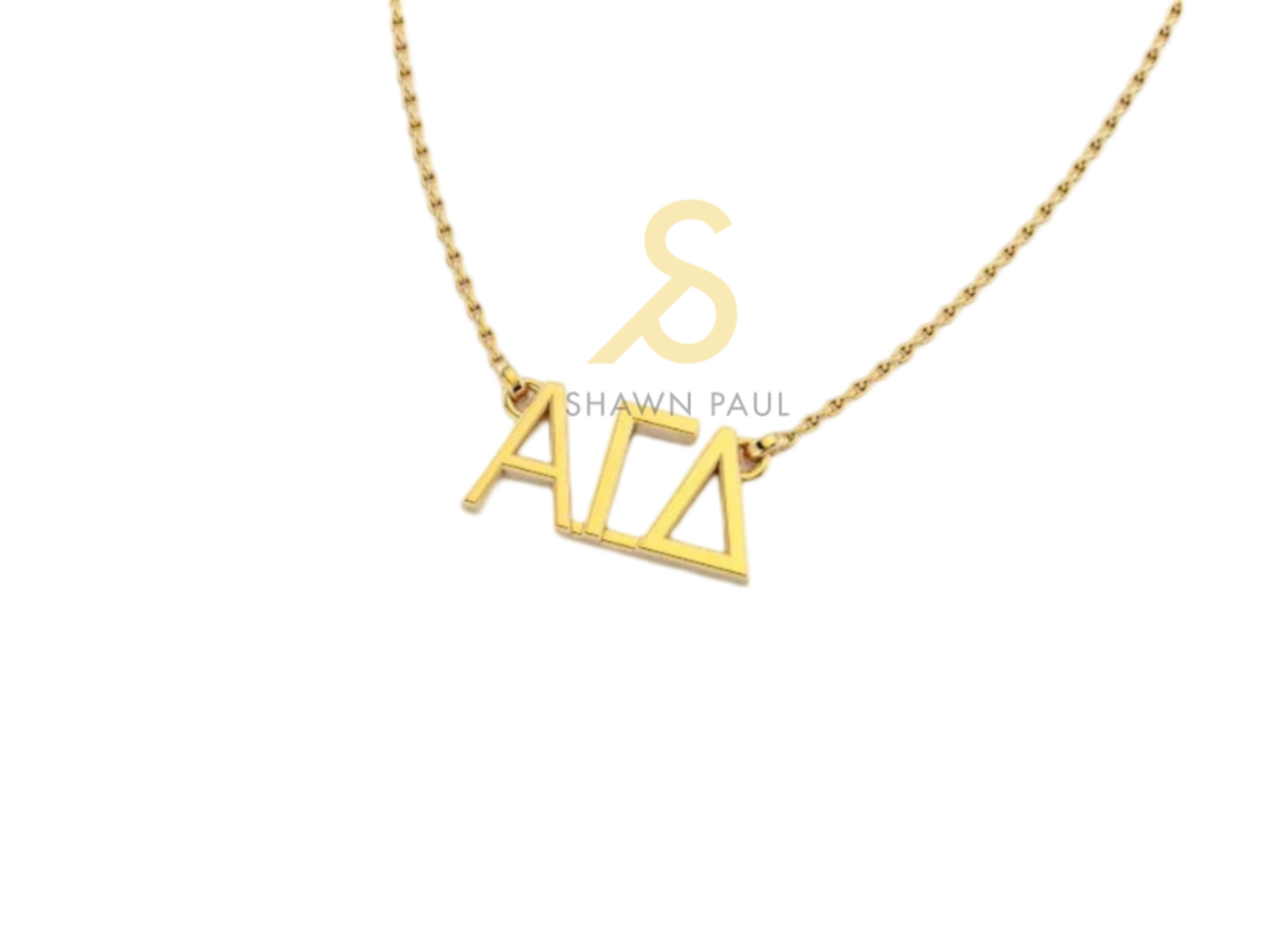 Alpha Gamma Delta Horizontal Lavaliere