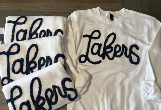 Lakers Yarn Crewneck