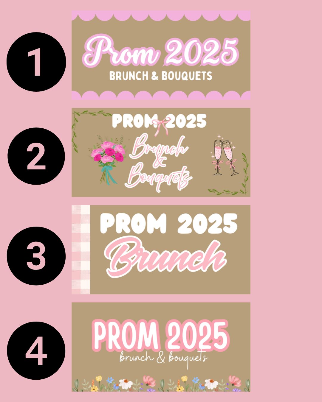 PROM Hand Painted Banner