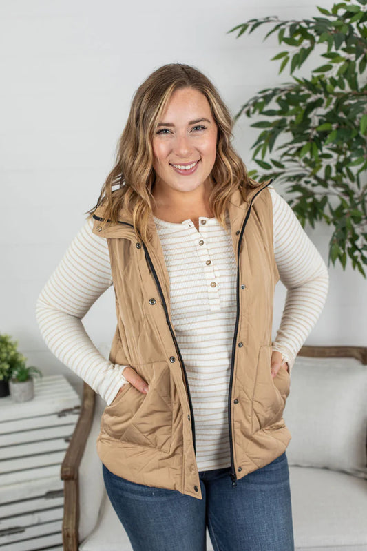Remy zip up vest