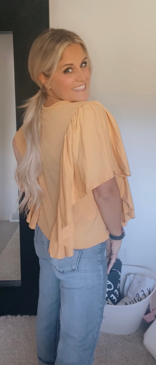 Goldie ruffle top