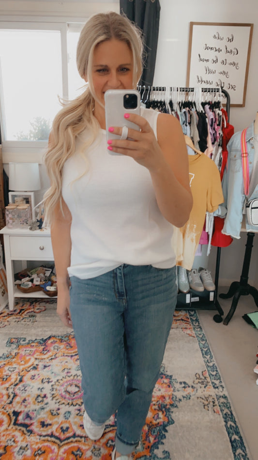 Wilma white tank