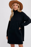 TURTLENECK SWEATER DRESS