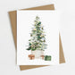 Boxed Set of 6 Holiday Greeting Cards,Blank, Christmas Trees