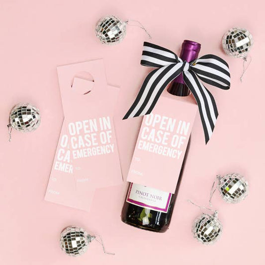 Emergency Wine Tags - A Wine and Spirits Gift Kit