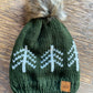 In the woods Pom hat