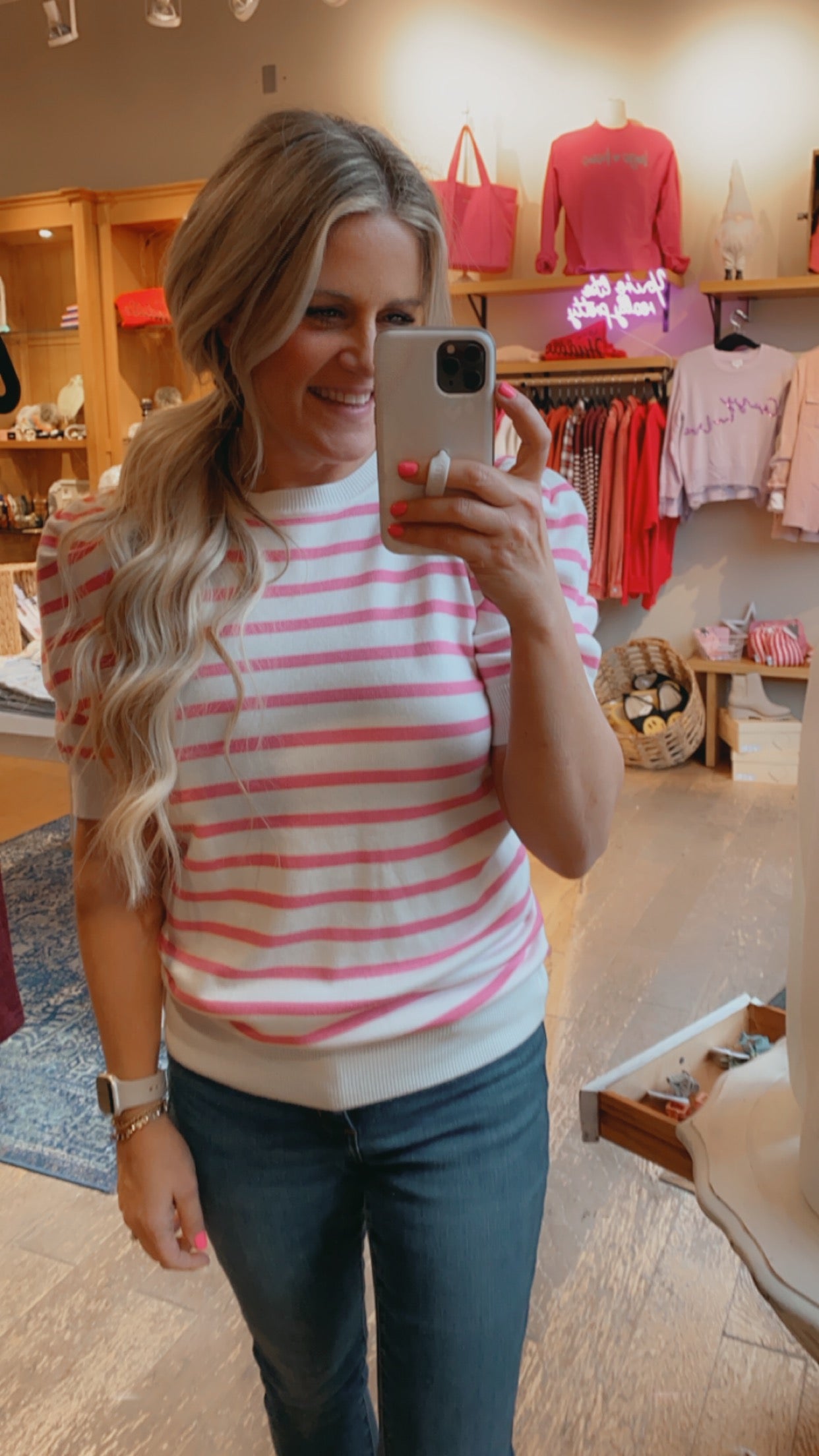 Paxton Pink sweater top