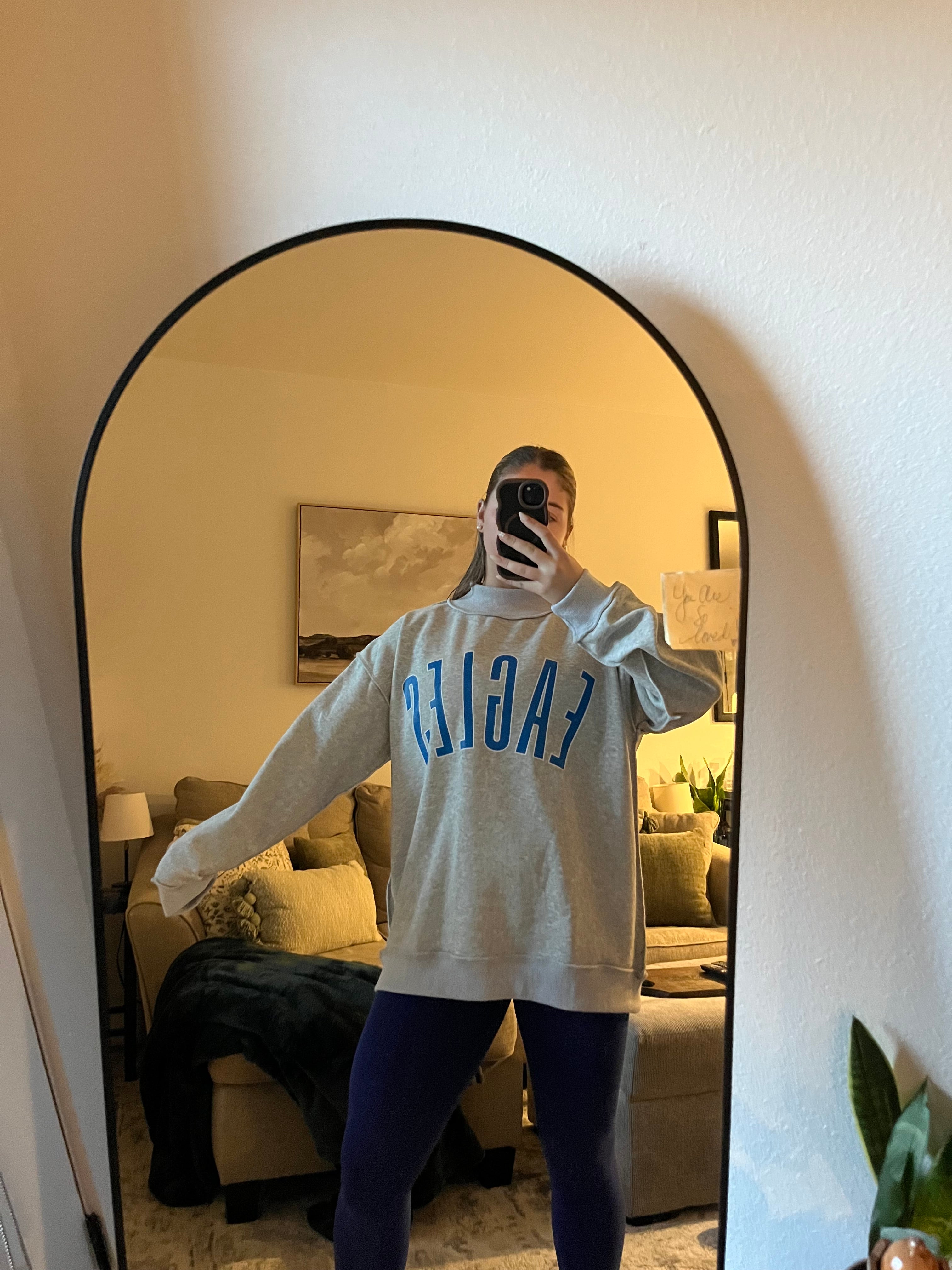 Reversible mock neck