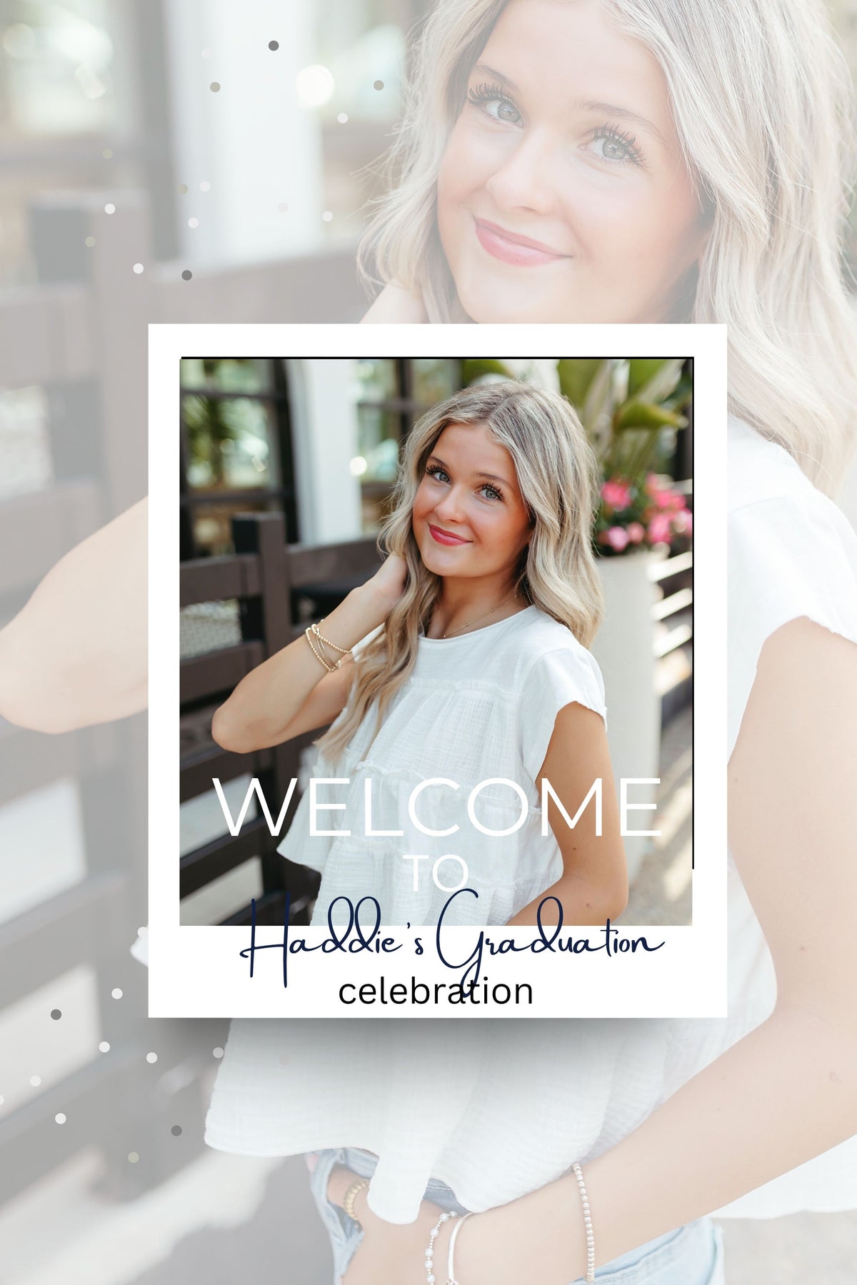 DESIGN ONLY -Welcome Sign Banner Poster 1 - poster