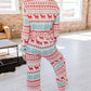 White Nordic Christmas Pajama Set | S-XL