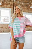 Dorien Striped Colorblock Tunic