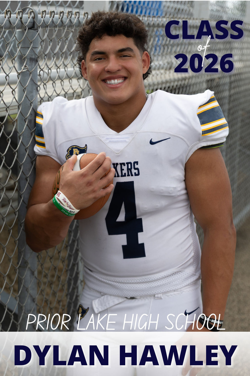 DESIGN ONLY -Senior Posters. Individual poster for each player.