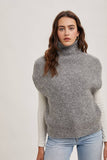 TURTLENECK KNIT SWEATER VEST