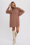 TURTLENECK SWEATER DRESS