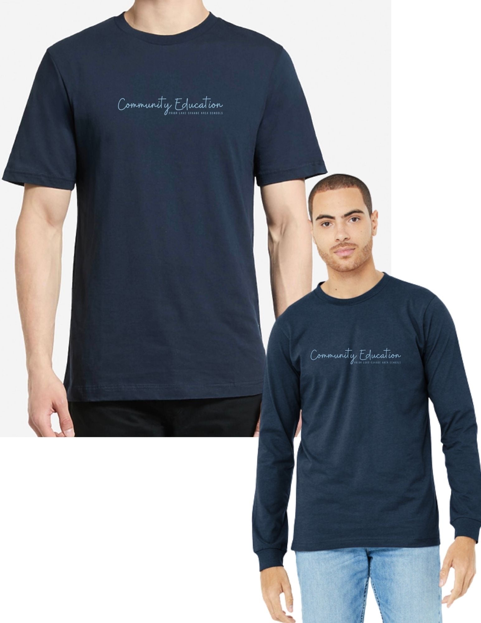 Navy Community Ed Tee or long sleeve