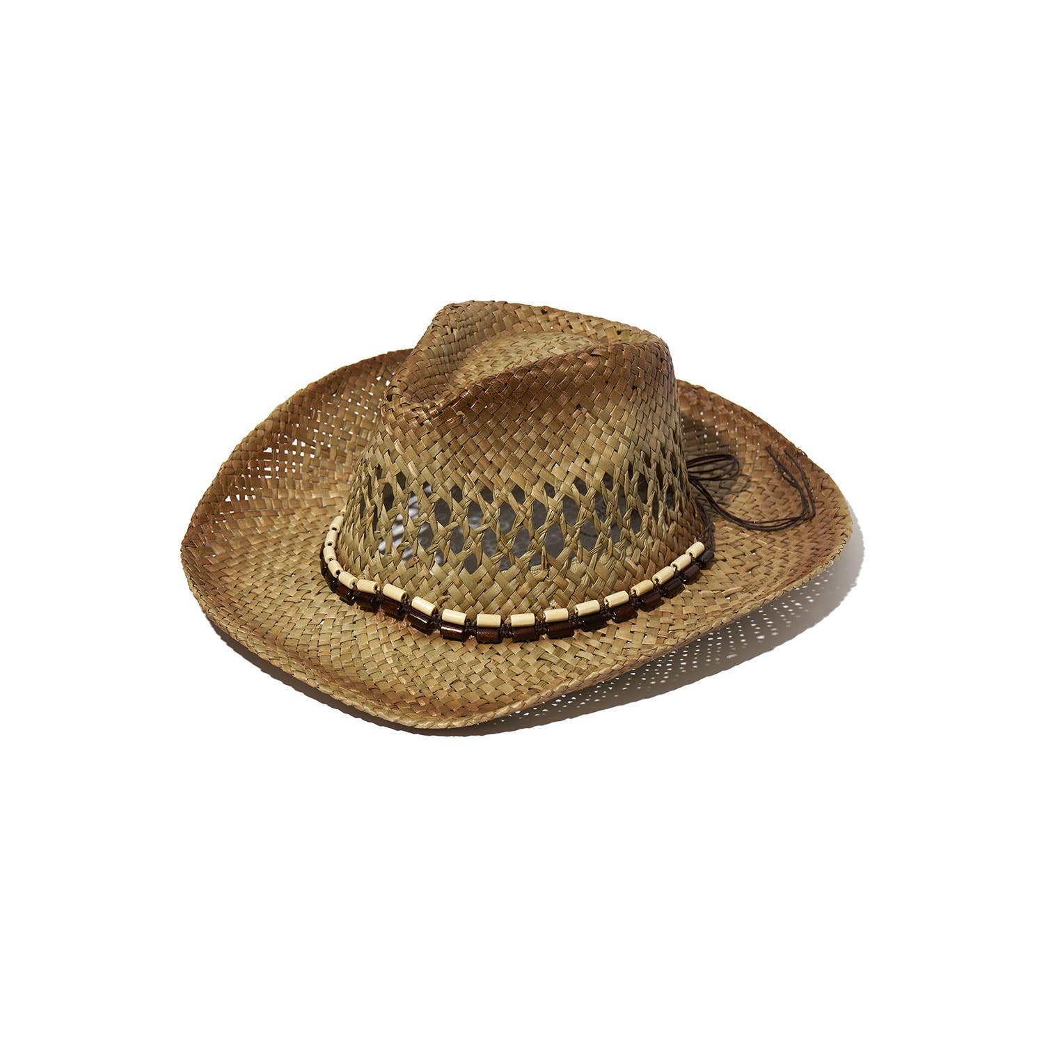 BEAD BELT WOVEN WESTERN HAT