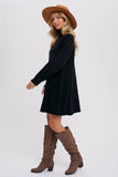 TURTLENECK SWEATER DRESS