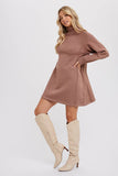 TURTLENECK SWEATER DRESS