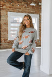 Sequin Football Sweatshirt