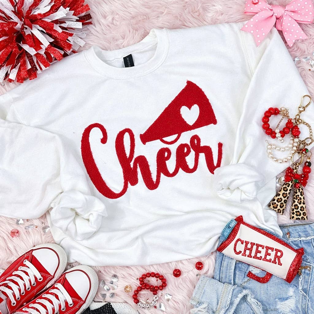 Cheer Fluffy Textured Patch - 4 Colors