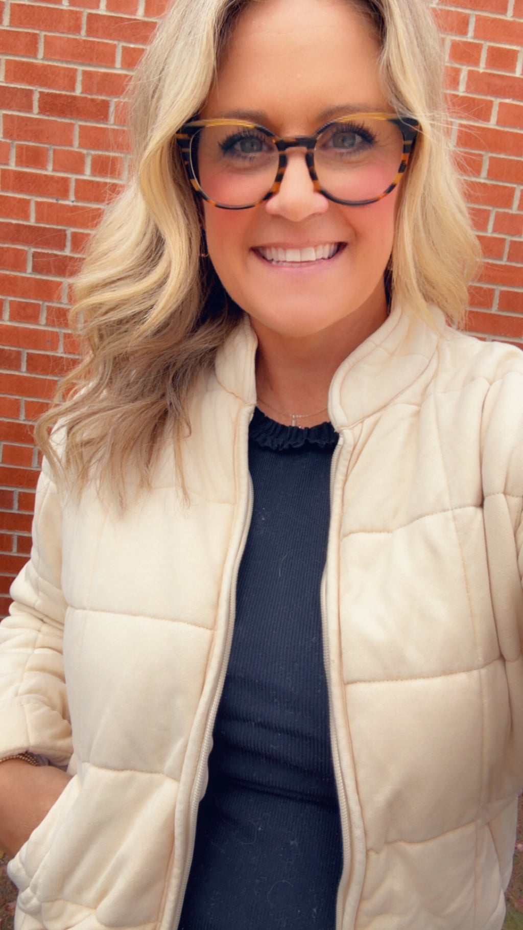 Butter quilted jacket