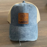 PL leather patch hats! Football and pl lakers