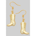 COWBOY BOOT DROP EARRINGS