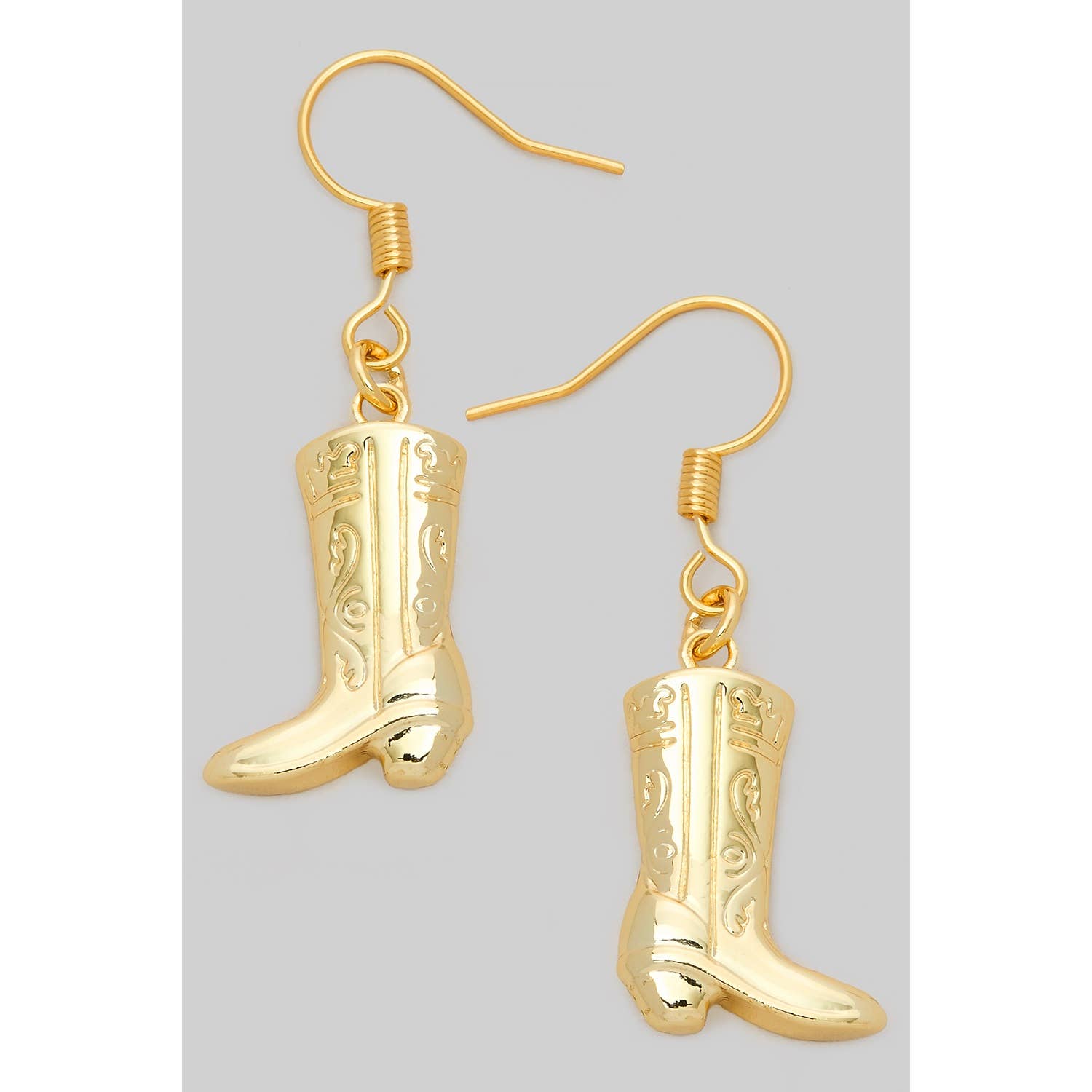 COWBOY BOOT DROP EARRINGS