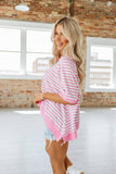 Dorien Striped Colorblock Tunic