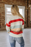 Azalea Color Block Knit Sweater | S-2XL