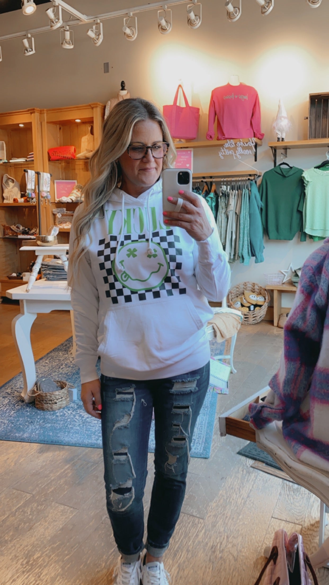 Crazy Lucky hoodie