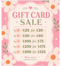 Gift card sale