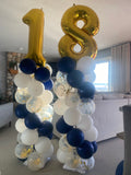 Number topper Column balloons