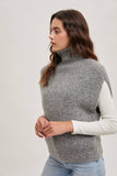 TURTLENECK KNIT SWEATER VEST