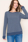 Bently Boat Neck Raglan Sleeve Top