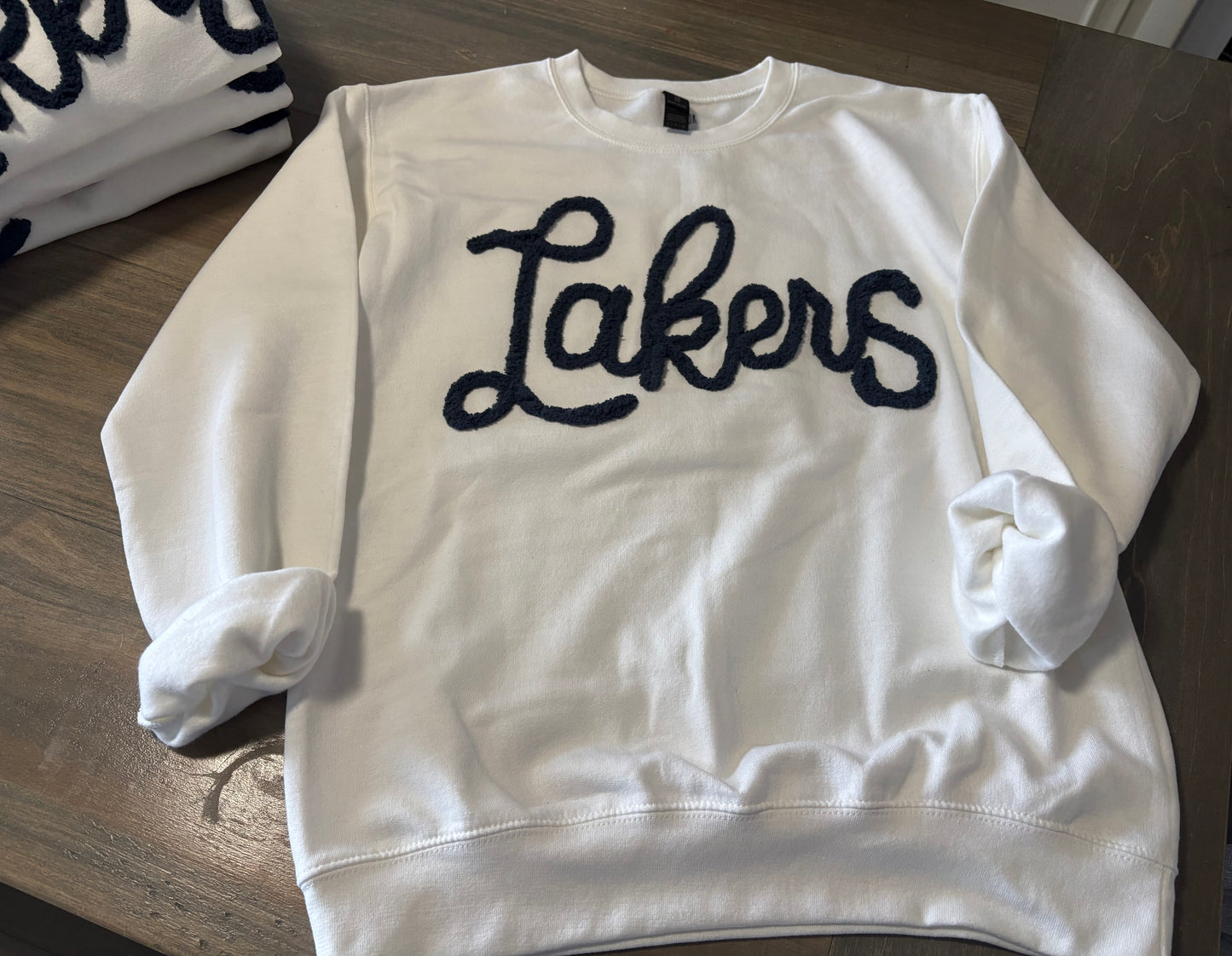 Lakers Yarn Crewneck