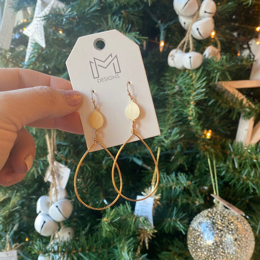 Tear drop earrings