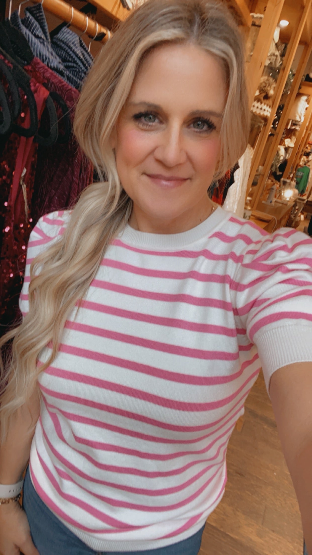 Paxton Pink sweater top