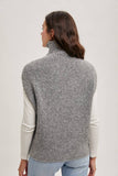 TURTLENECK KNIT SWEATER VEST