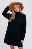 TURTLENECK SWEATER DRESS