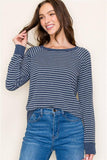 Bently Boat Neck Raglan Sleeve Top