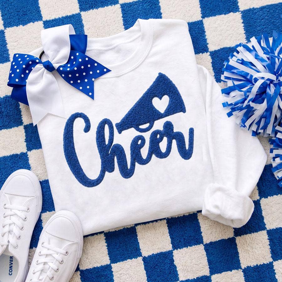 Cheer Fluffy Textured Patch - 4 Colors