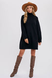 TURTLENECK SWEATER DRESS