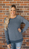 Bently Boat Neck Raglan Sleeve Top