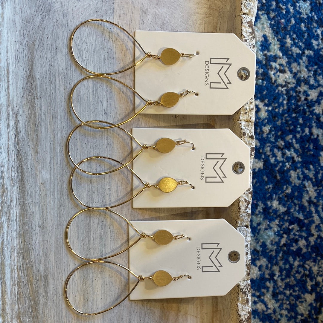 Tear drop earrings