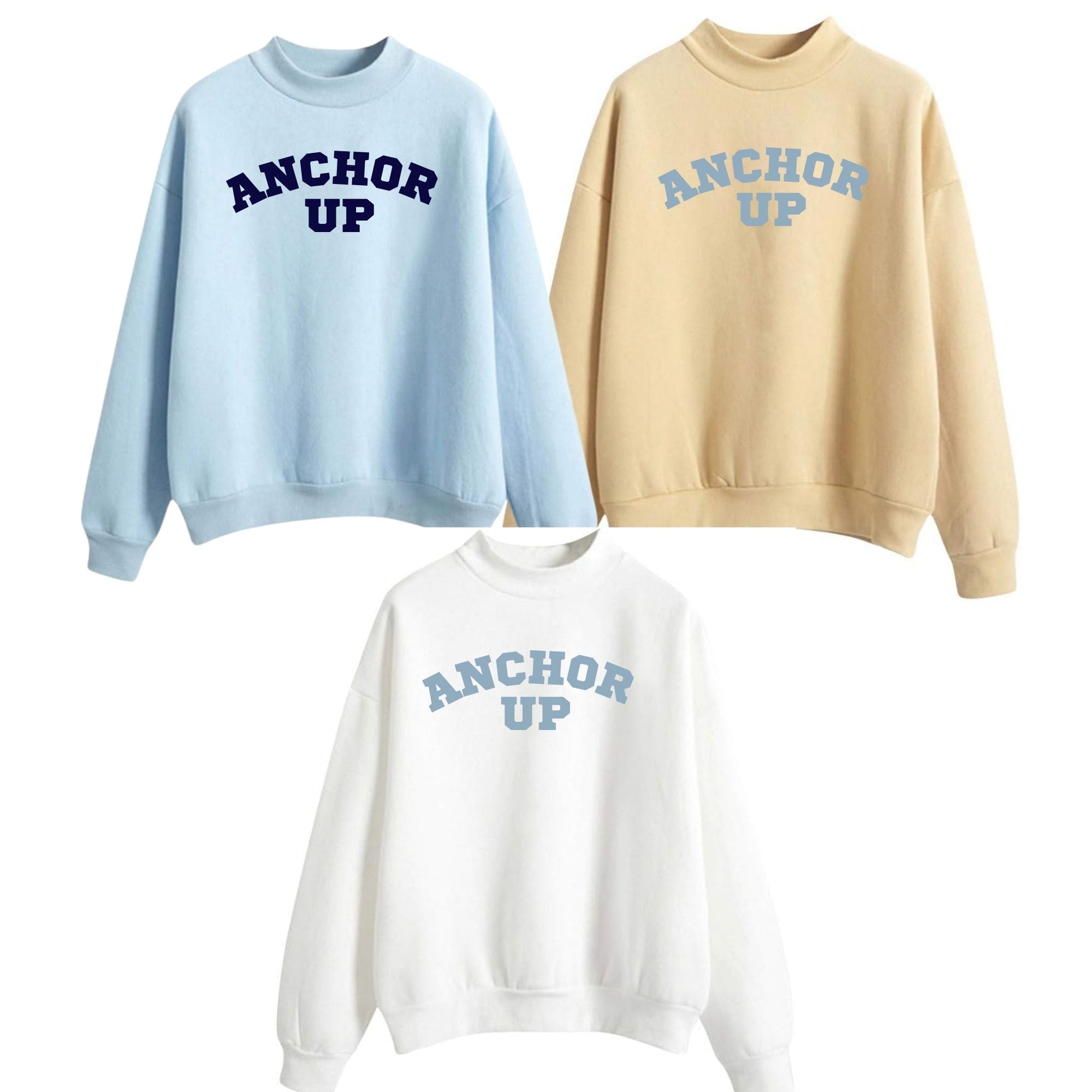 Anchor Up Mockneck