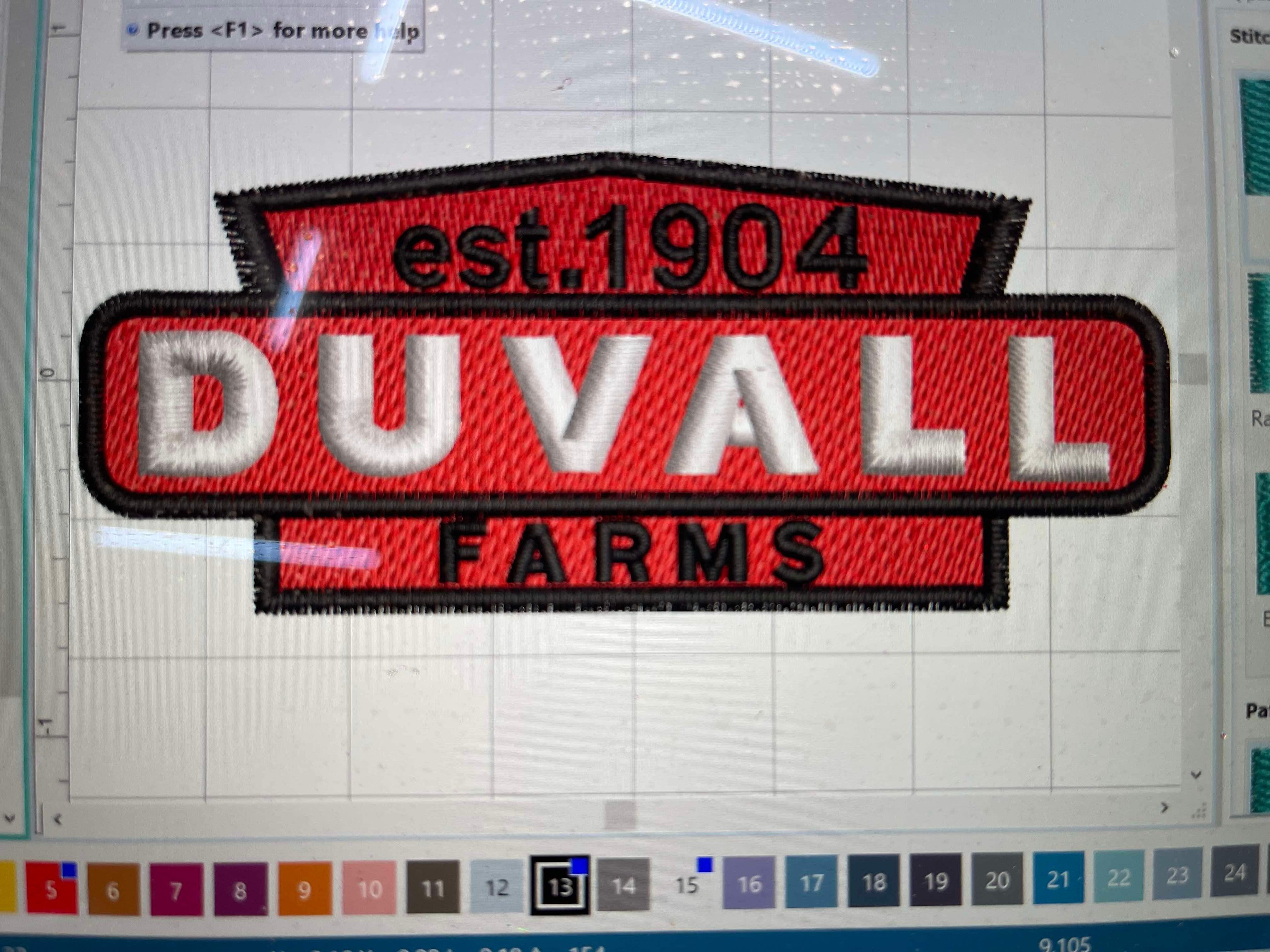 Custom patch hat/Duvall