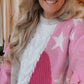 Thinking Pink Star Sweater