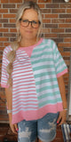 Dorien Striped Colorblock Tunic